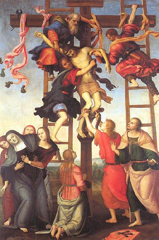 PERUGINO, Pietro The Deposition from the Cross china oil painting image